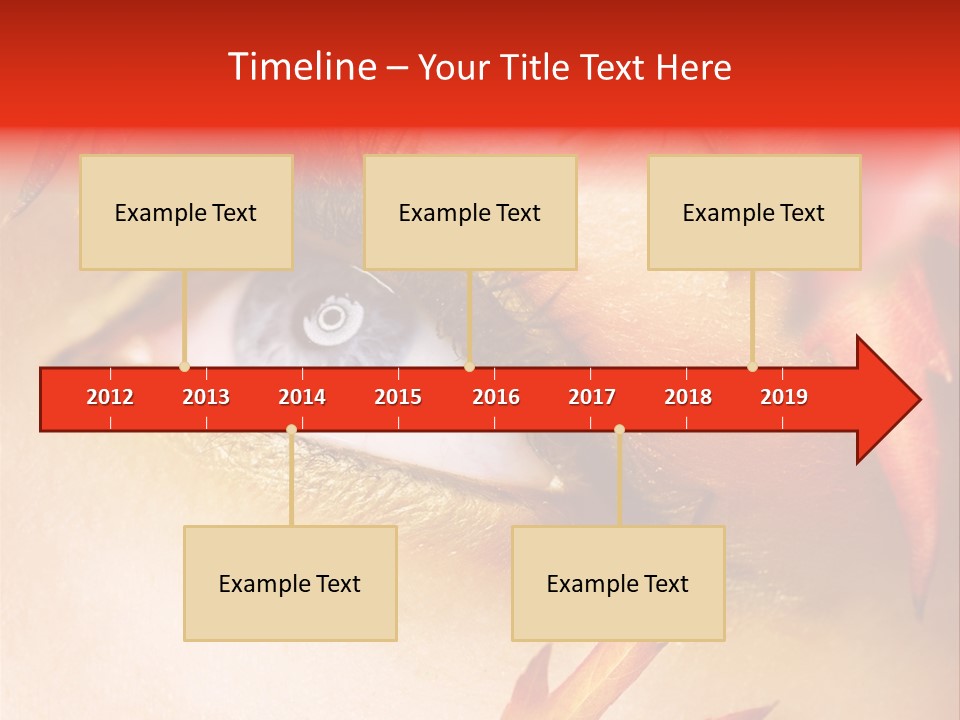 Make Up Autumn Smoky PowerPoint Template