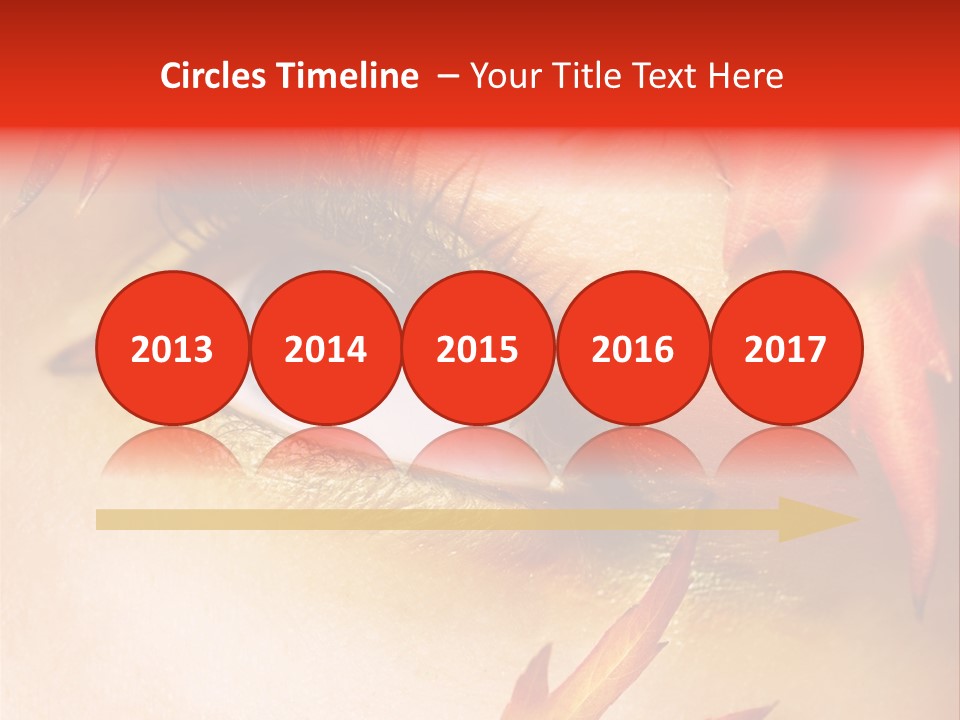 Make Up Autumn Smoky PowerPoint Template