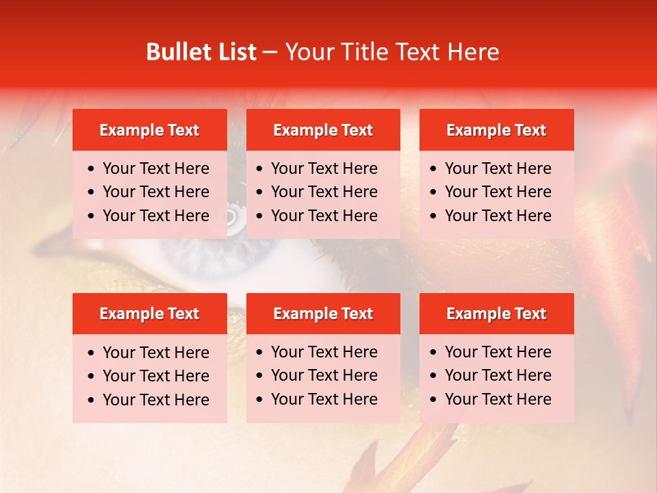 Make Up Autumn Smoky PowerPoint Template