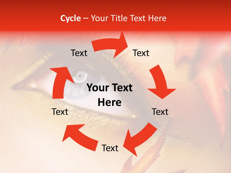 Make Up Autumn Smoky PowerPoint Template