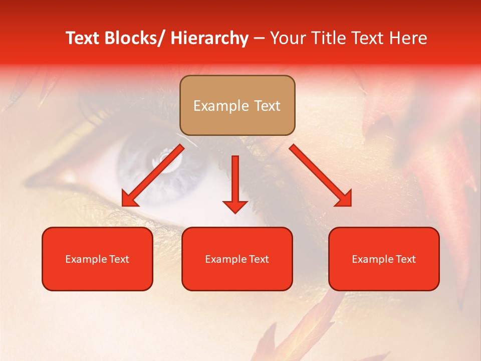 Make Up Autumn Smoky PowerPoint Template