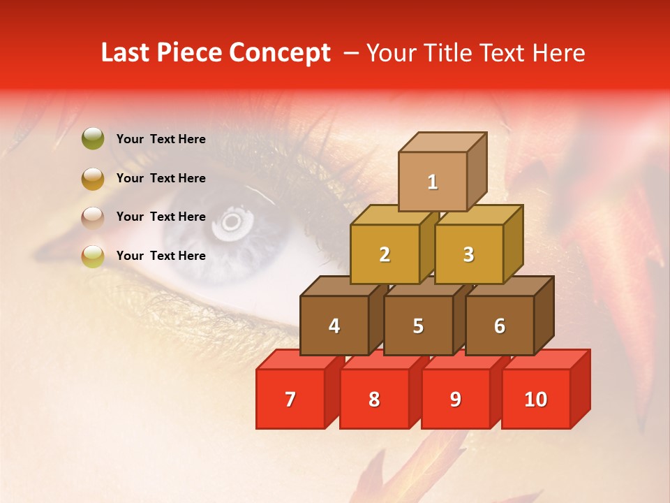 Make Up Autumn Smoky PowerPoint Template