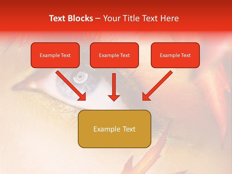 Make Up Autumn Smoky PowerPoint Template