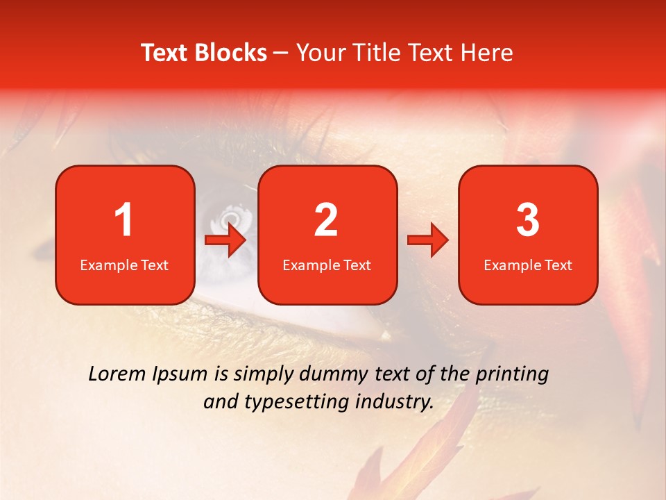 Make Up Autumn Smoky PowerPoint Template