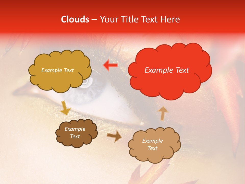Make Up Autumn Smoky PowerPoint Template