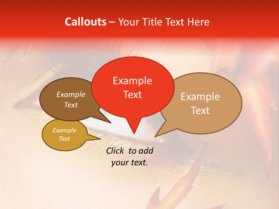 Make Up Autumn Smoky PowerPoint Template