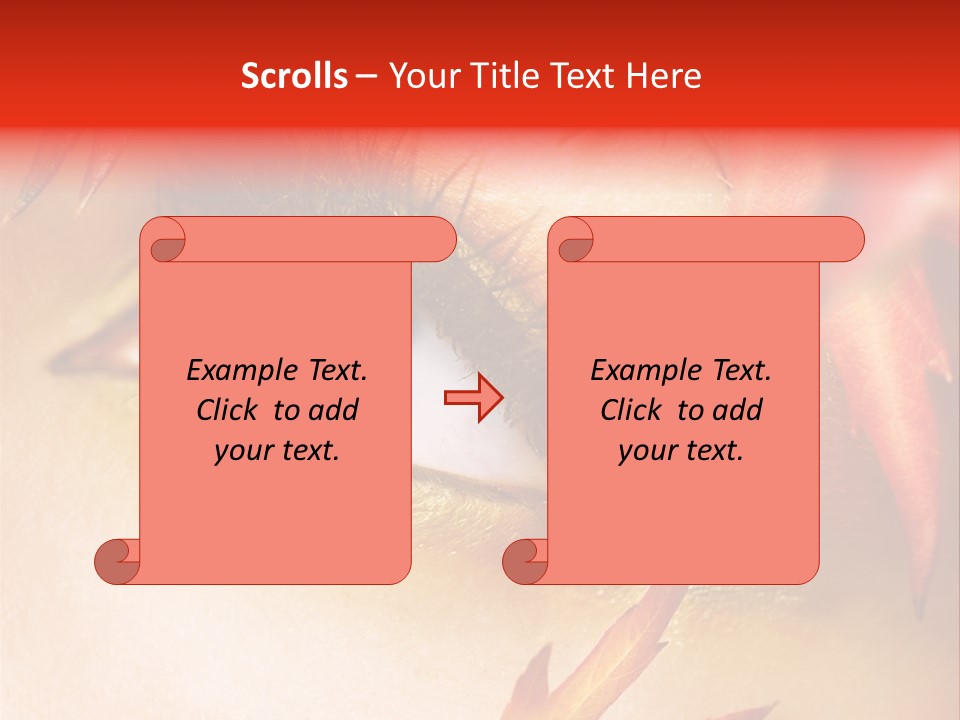 Make Up Autumn Smoky PowerPoint Template