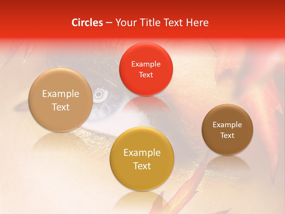 Make Up Autumn Smoky PowerPoint Template