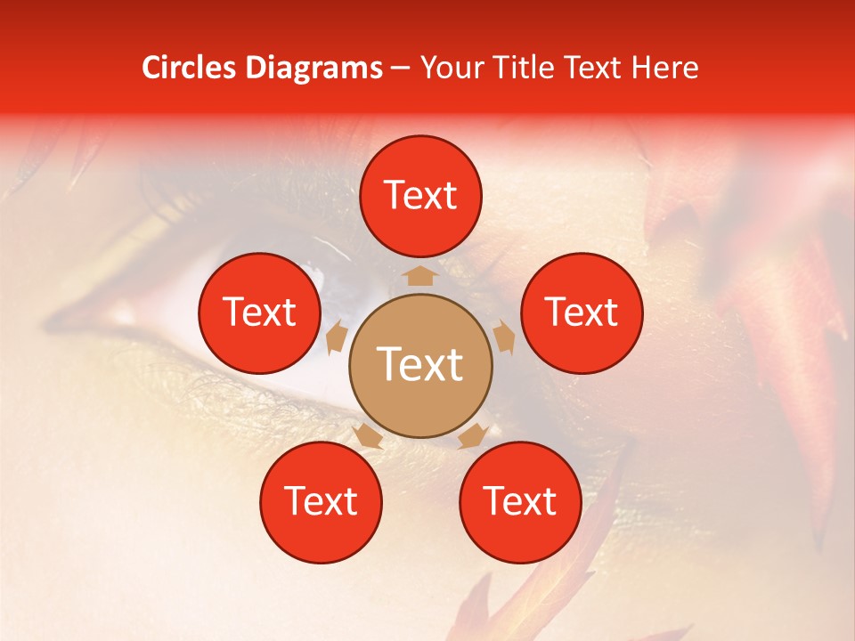 Make Up Autumn Smoky PowerPoint Template