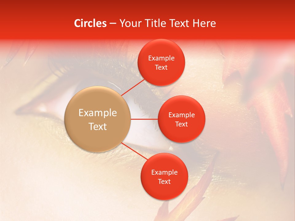 Make Up Autumn Smoky PowerPoint Template