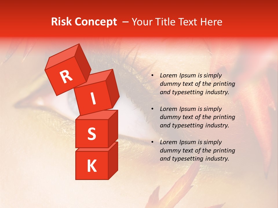 Make Up Autumn Smoky PowerPoint Template