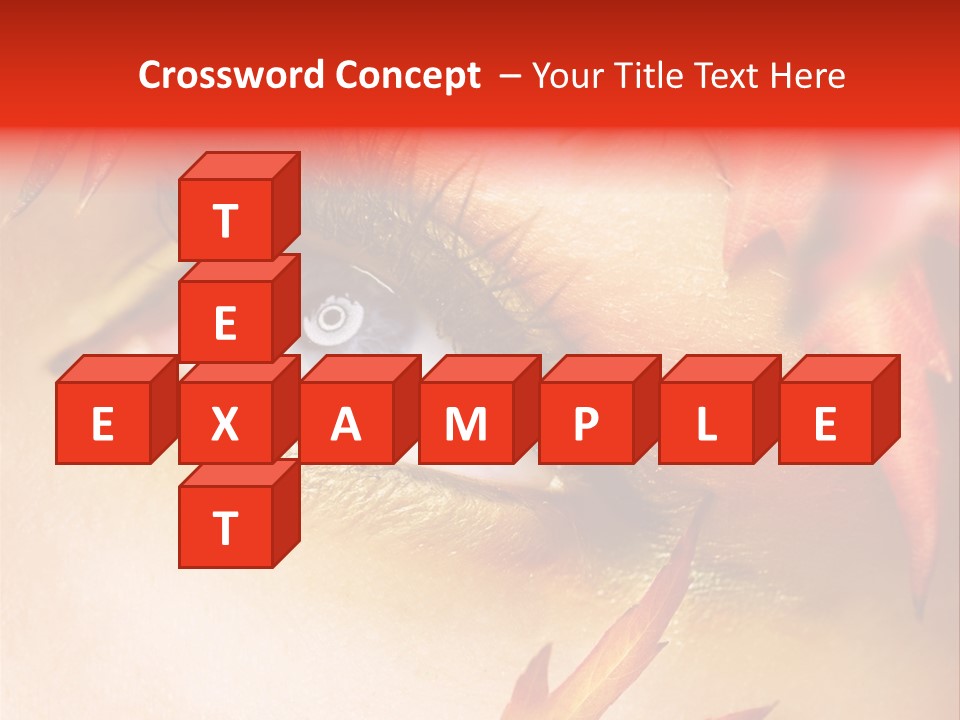 Make Up Autumn Smoky PowerPoint Template