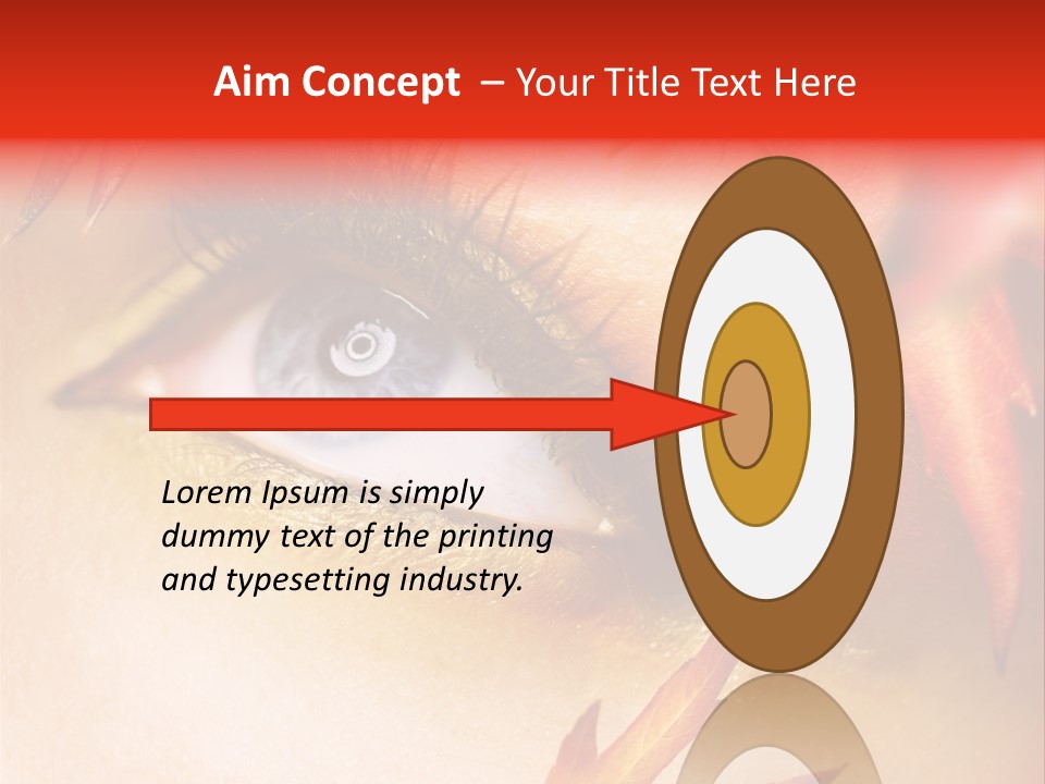 Make Up Autumn Smoky PowerPoint Template