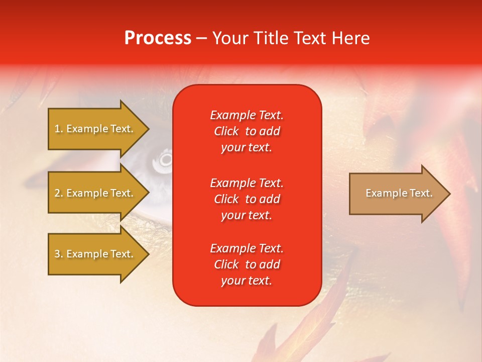 Make Up Autumn Smoky PowerPoint Template
