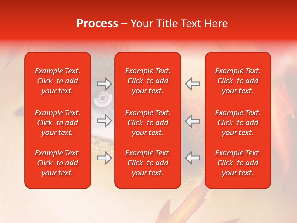 Make Up Autumn Smoky PowerPoint Template