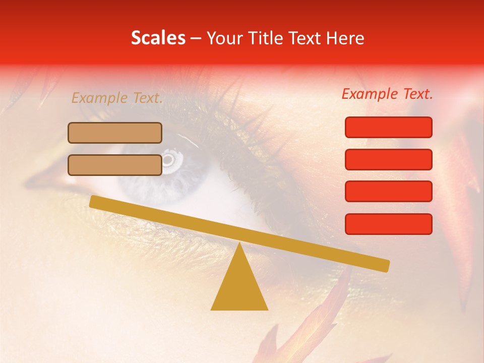 Make Up Autumn Smoky PowerPoint Template