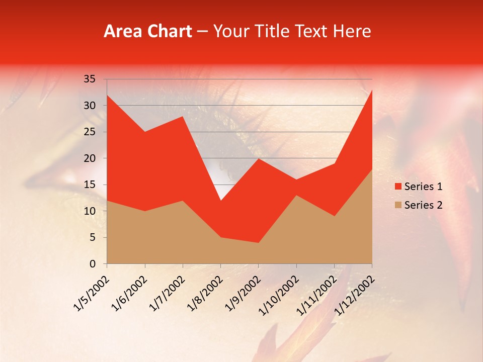 Make Up Autumn Smoky PowerPoint Template