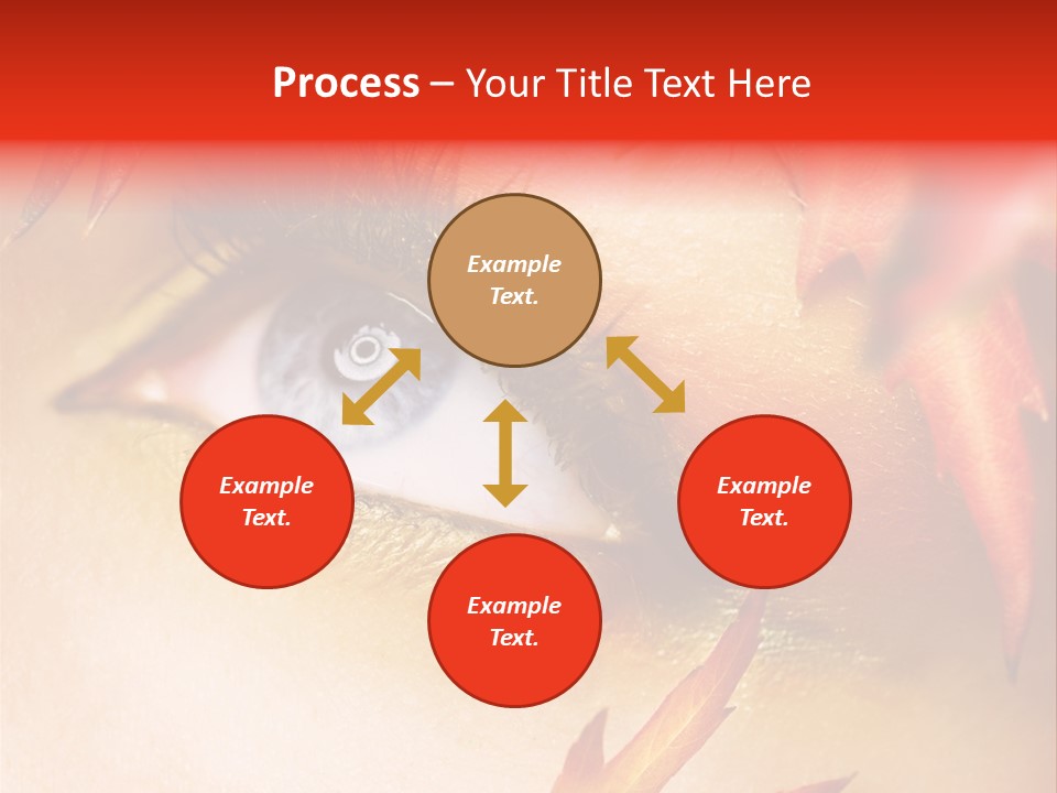 Make Up Autumn Smoky PowerPoint Template