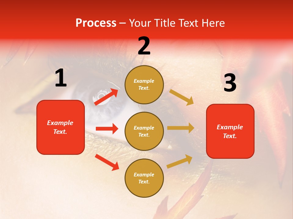 Make Up Autumn Smoky PowerPoint Template