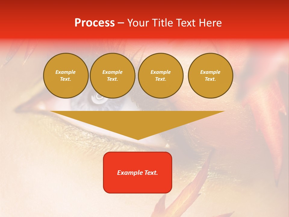 Make Up Autumn Smoky PowerPoint Template