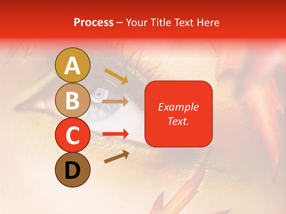 Make Up Autumn Smoky PowerPoint Template