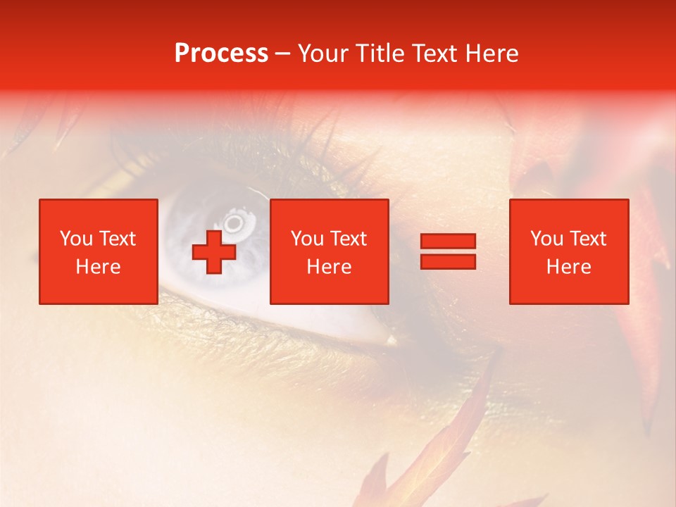 Make Up Autumn Smoky PowerPoint Template