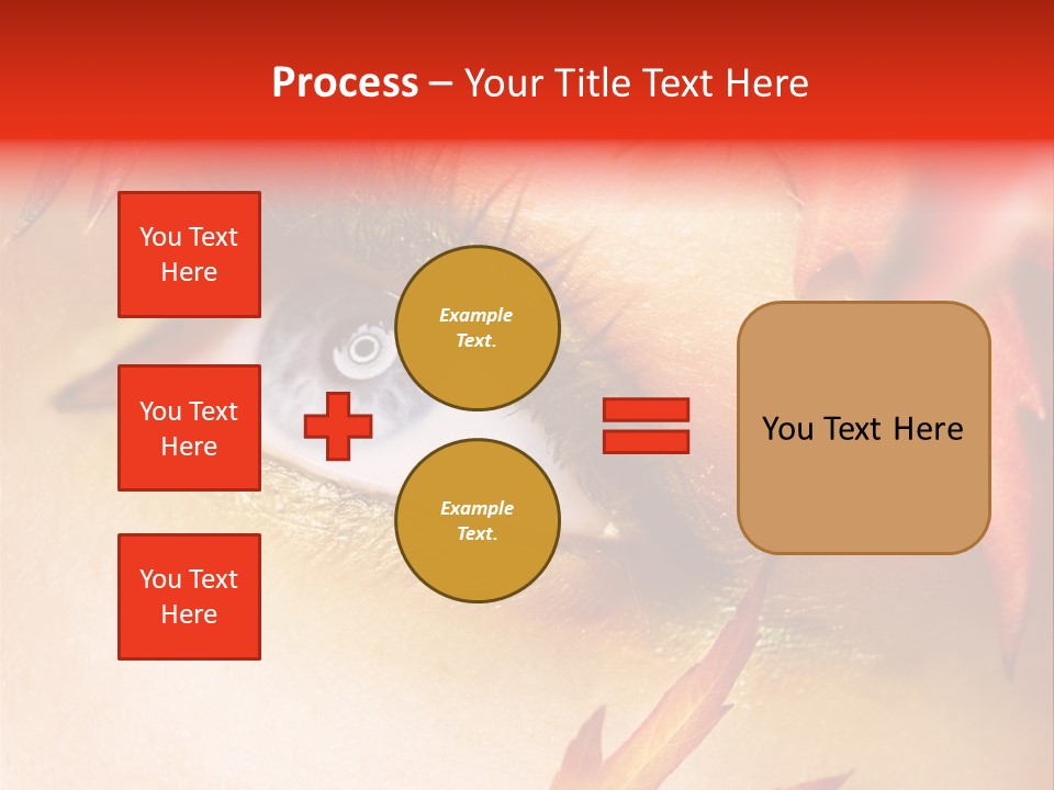 Make Up Autumn Smoky PowerPoint Template