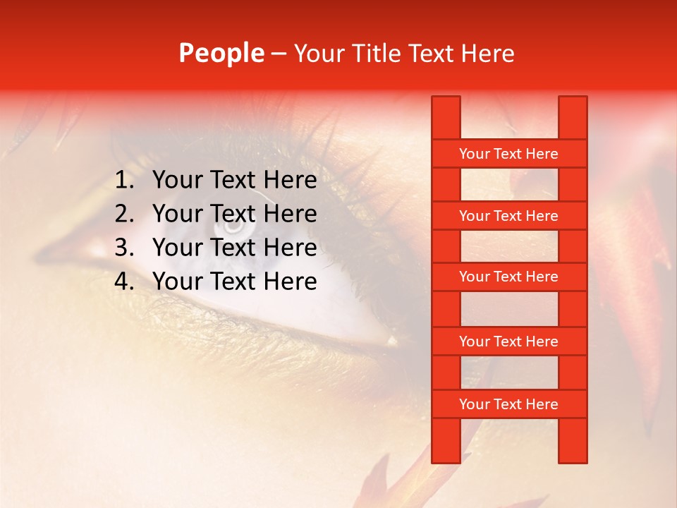 Make Up Autumn Smoky PowerPoint Template