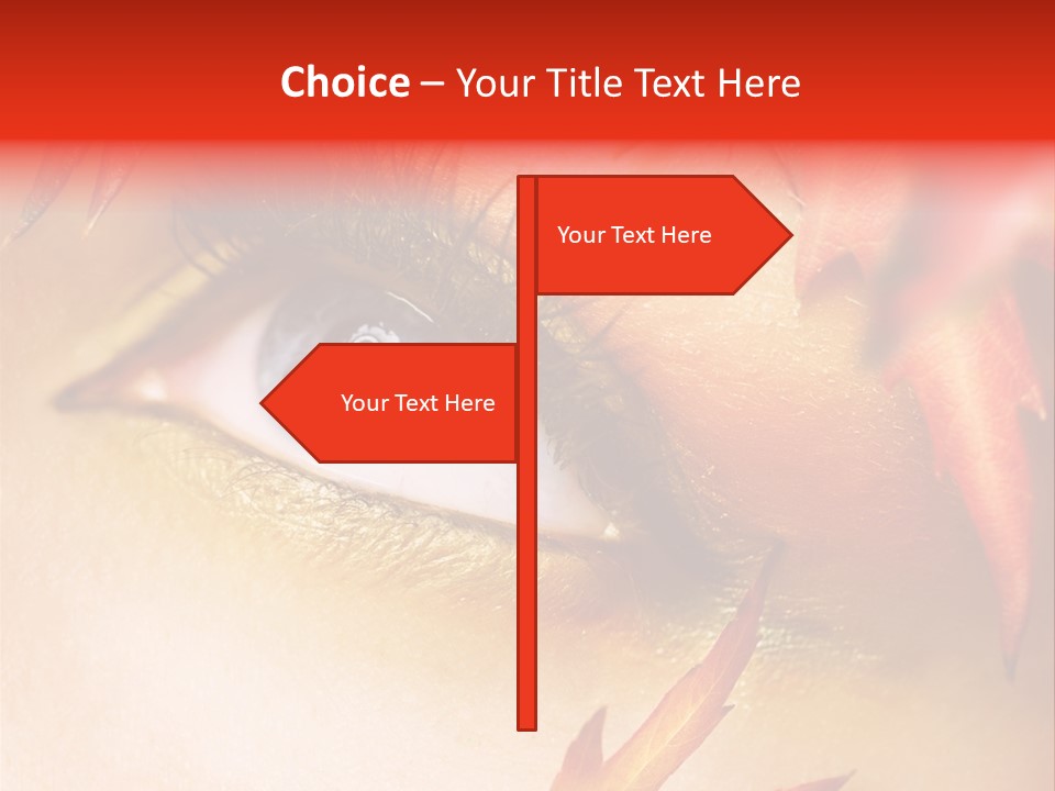 Make Up Autumn Smoky PowerPoint Template