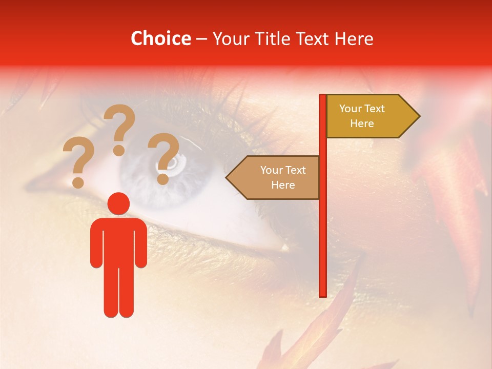 Make Up Autumn Smoky PowerPoint Template