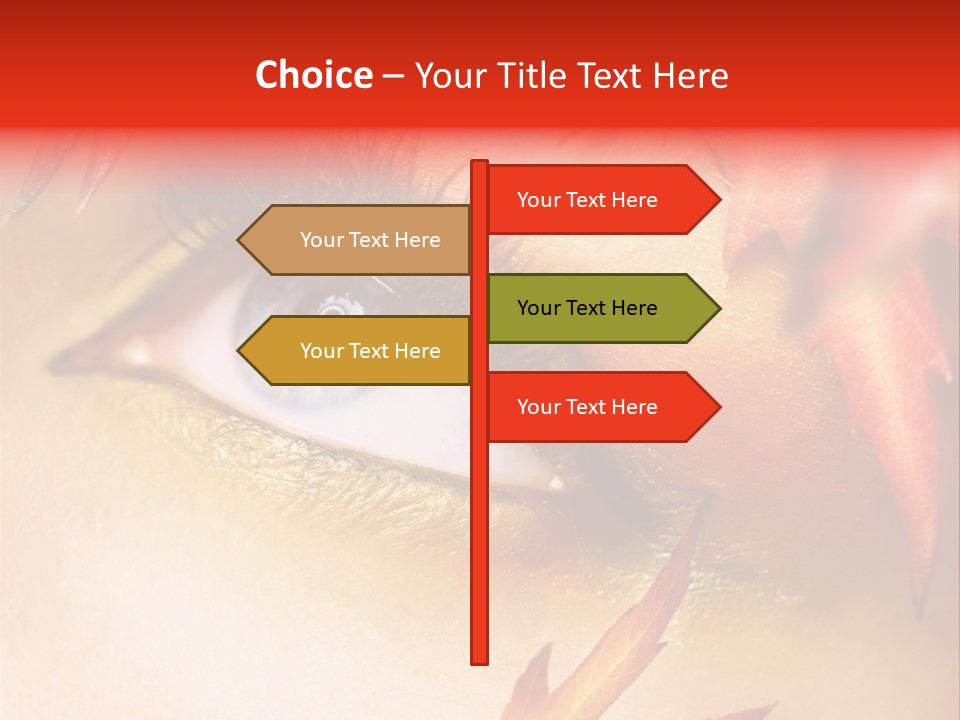 Make Up Autumn Smoky PowerPoint Template