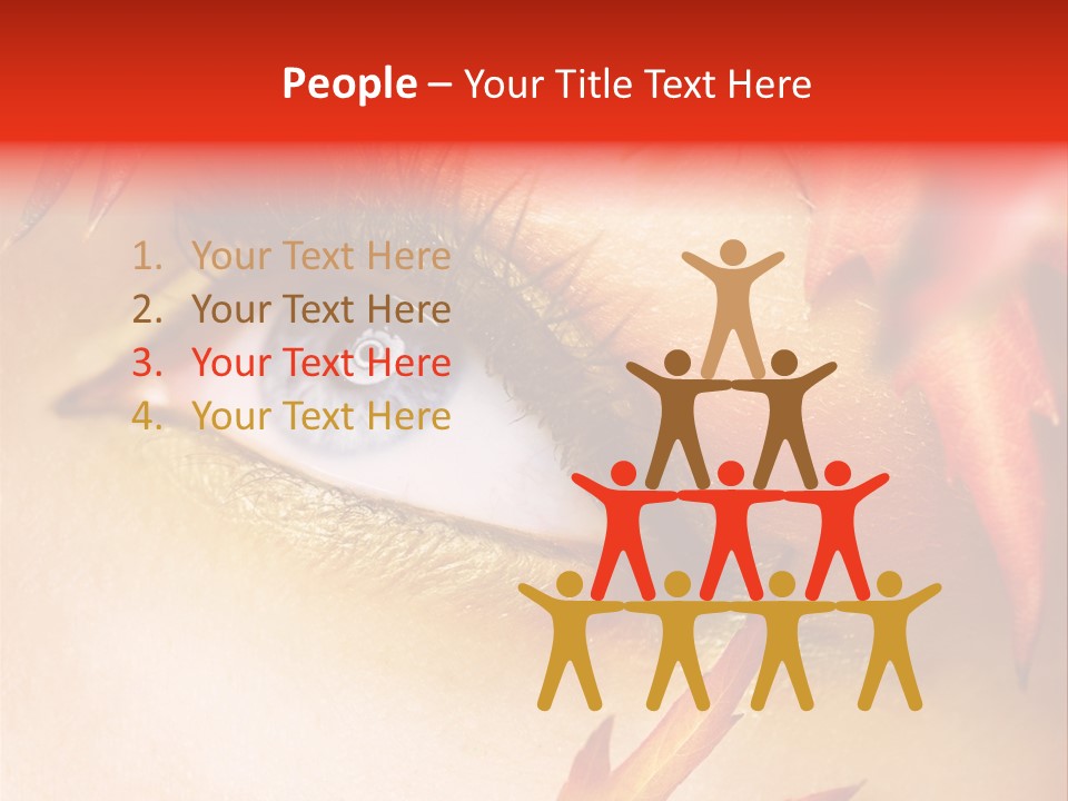 Make Up Autumn Smoky PowerPoint Template