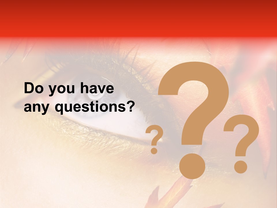 Make Up Autumn Smoky PowerPoint Template