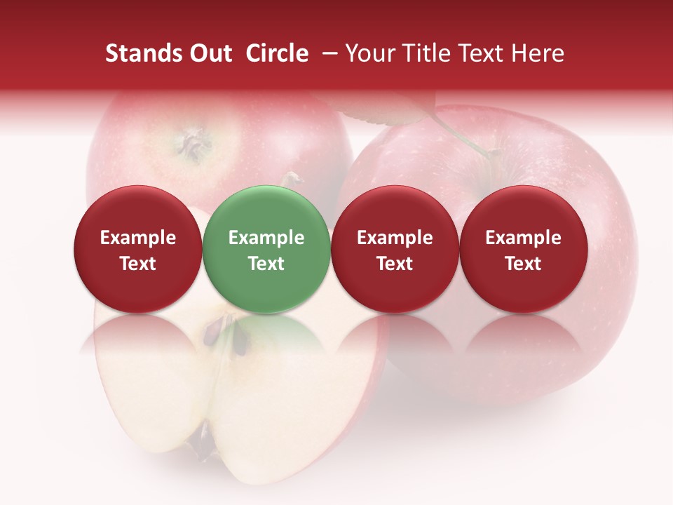 Bright Isolated Green PowerPoint Template