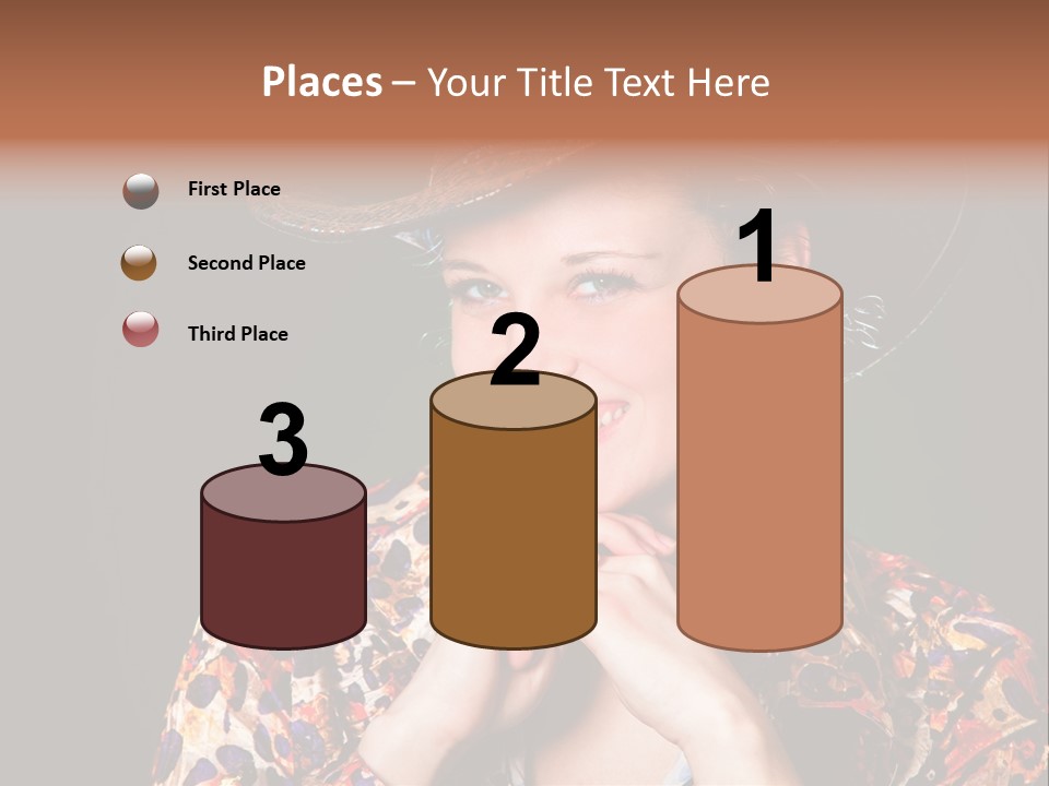 Smile Woman Person PowerPoint Template