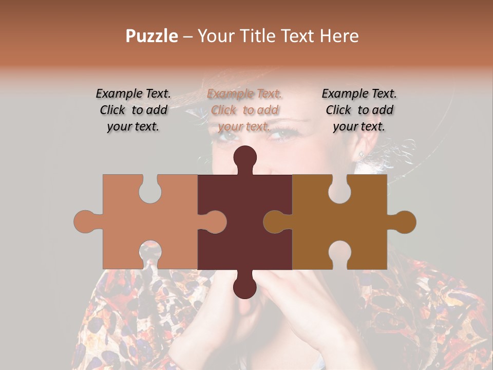 Smile Woman Person PowerPoint Template