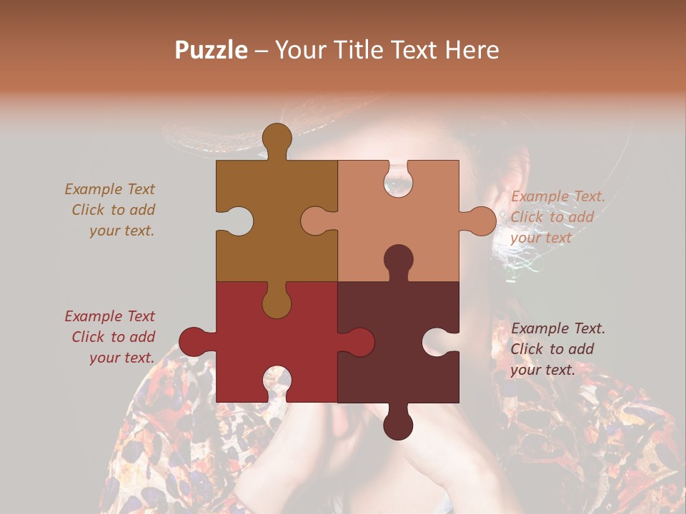 Smile Woman Person PowerPoint Template