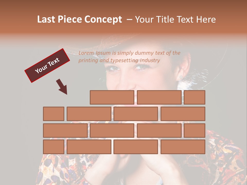 Smile Woman Person PowerPoint Template