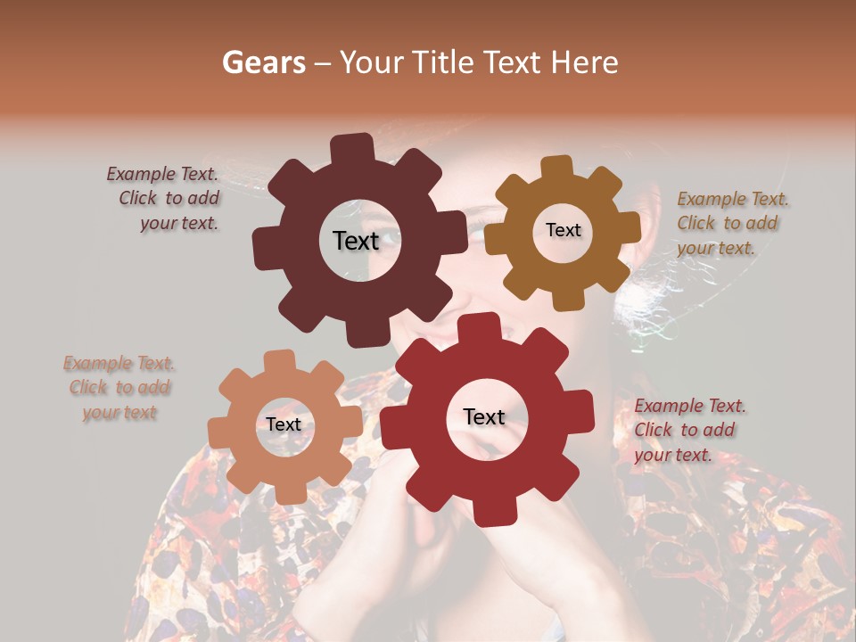 Smile Woman Person PowerPoint Template