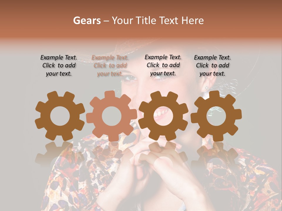 Smile Woman Person PowerPoint Template