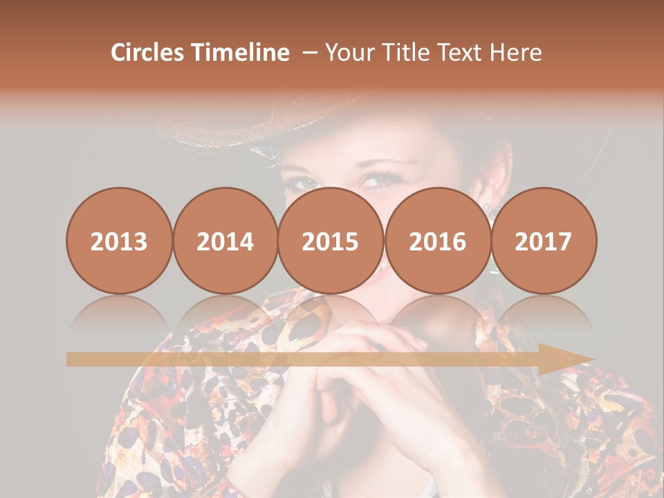 Smile Woman Person PowerPoint Template