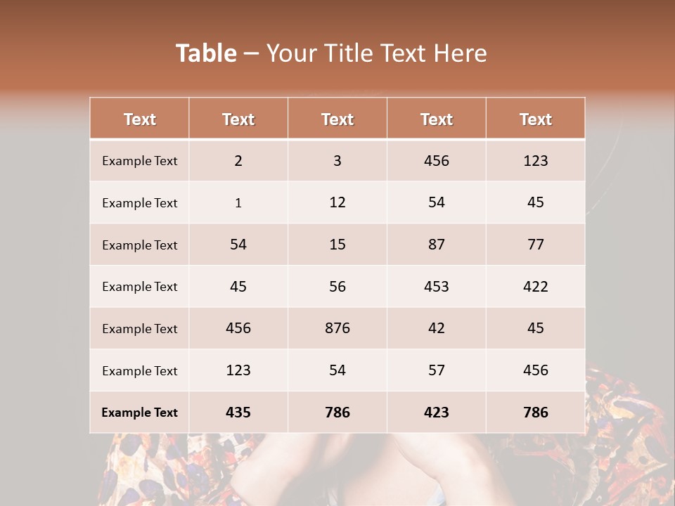 Smile Woman Person PowerPoint Template