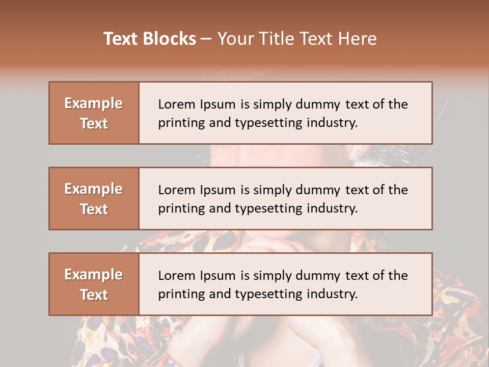 Smile Woman Person PowerPoint Template
