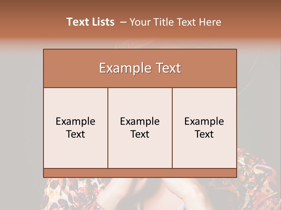 Smile Woman Person PowerPoint Template