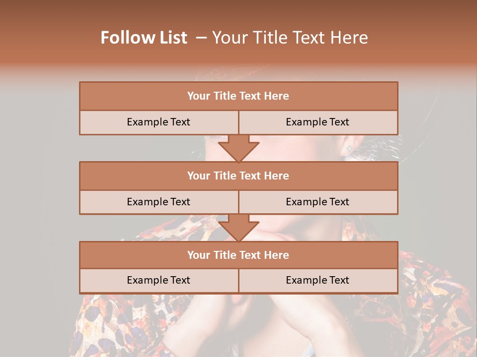 Smile Woman Person PowerPoint Template
