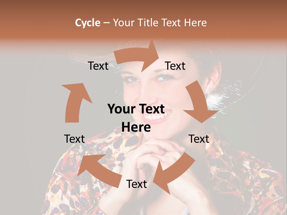 Smile Woman Person PowerPoint Template