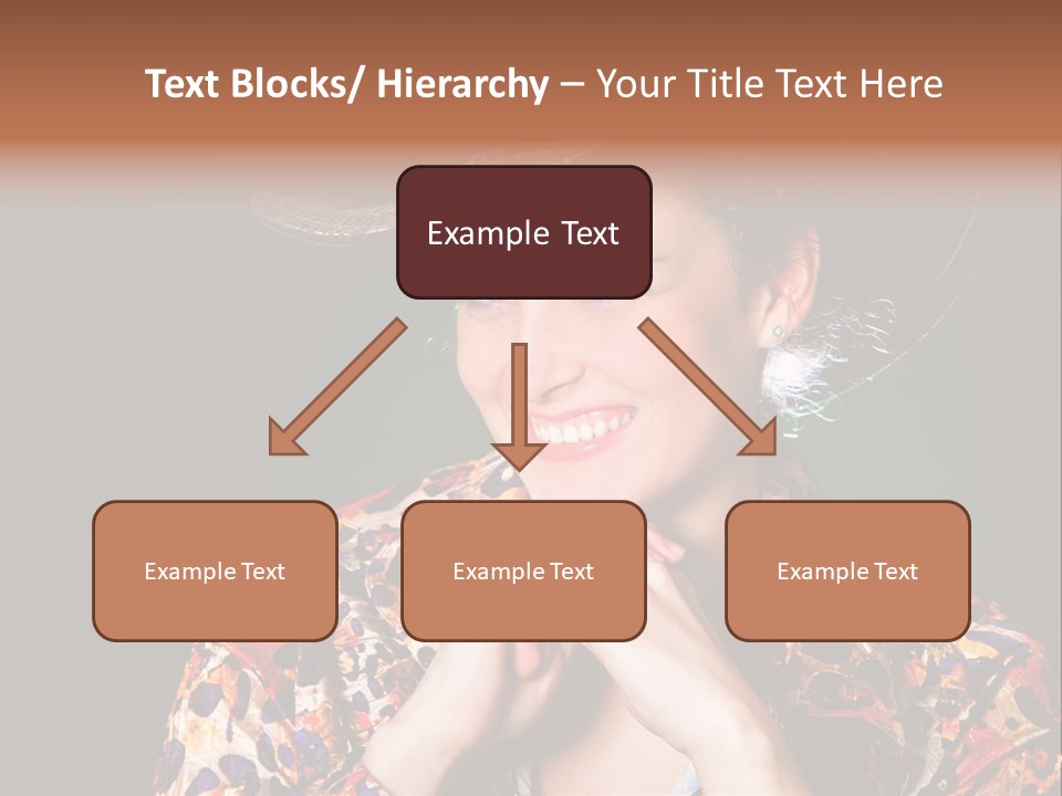Smile Woman Person PowerPoint Template