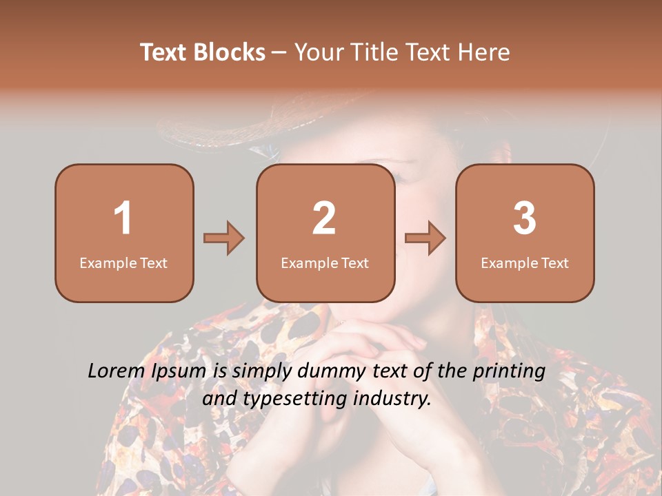 Smile Woman Person PowerPoint Template
