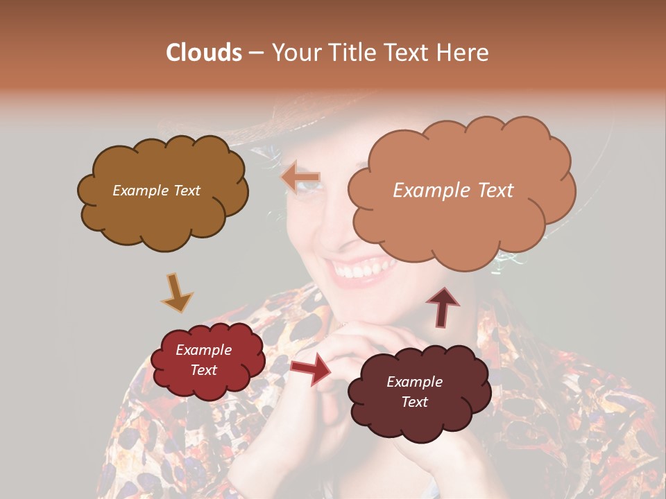 Smile Woman Person PowerPoint Template