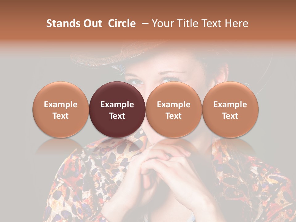 Smile Woman Person PowerPoint Template